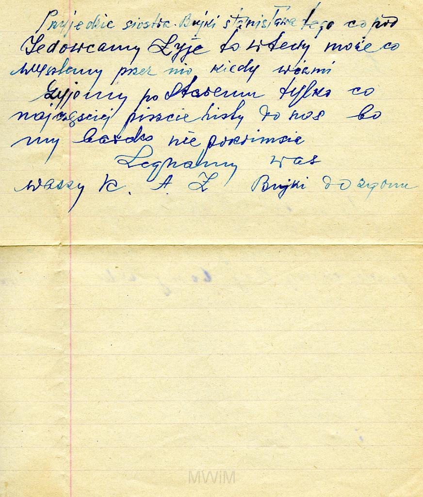 KKE 2264-a.jpg - Rewers. List z ZSRR do Olsztyna. Od Krzysztofa Bujko do Marii Kołakowskiej (z domu Bujko), 23 IV 1962 r.
